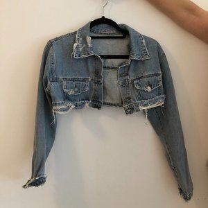 CARMAR Very Cropped Denim Jacket